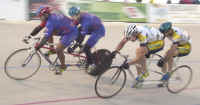 Kirk Whiteman and Matt pass the Australian team of Steven Gray and Dave Murray to win the WE Media Tandem Invitational in Trexlertown, Pennsylvania.